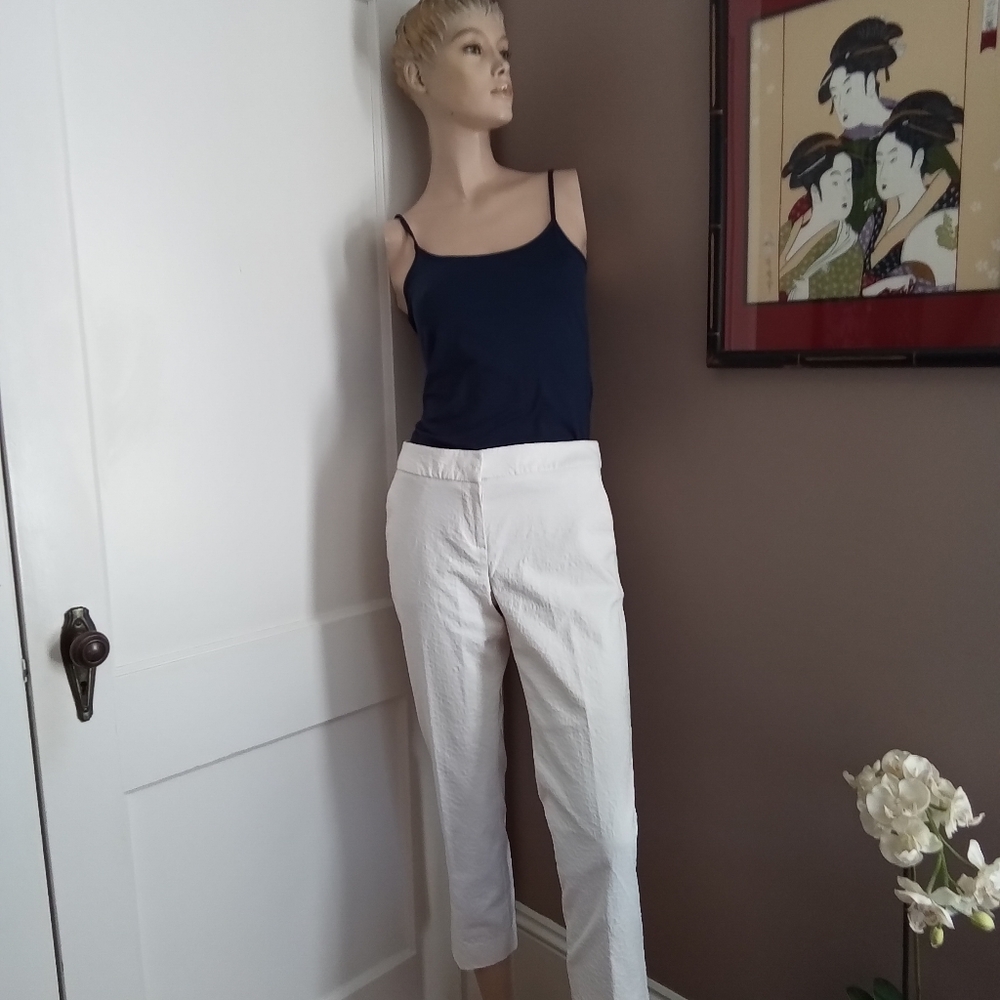 White Capri Pants